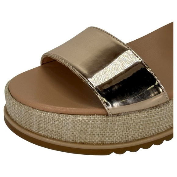 Naturalizer Zane Rose Gold Shine Womens Platform Sandals Size 5.5M - Picture 7 of 13
